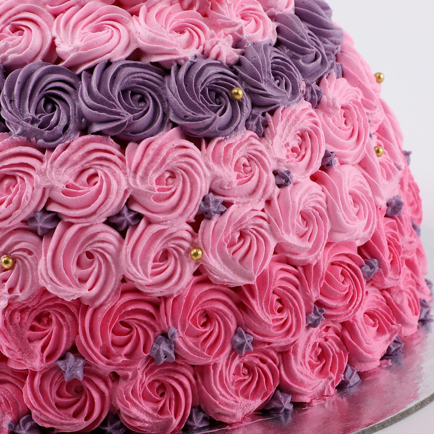 Barbie in Floral Roses Cake
