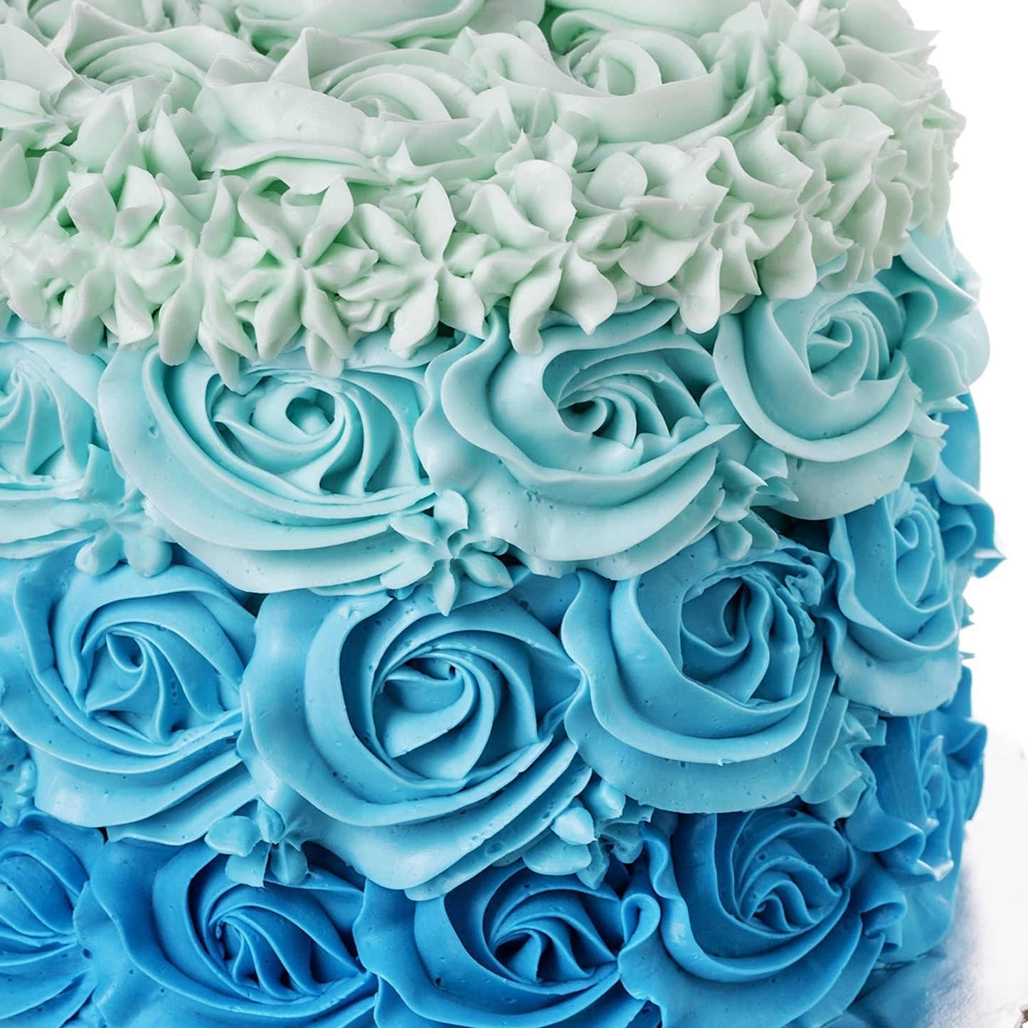 Blue Roses Designer Cake