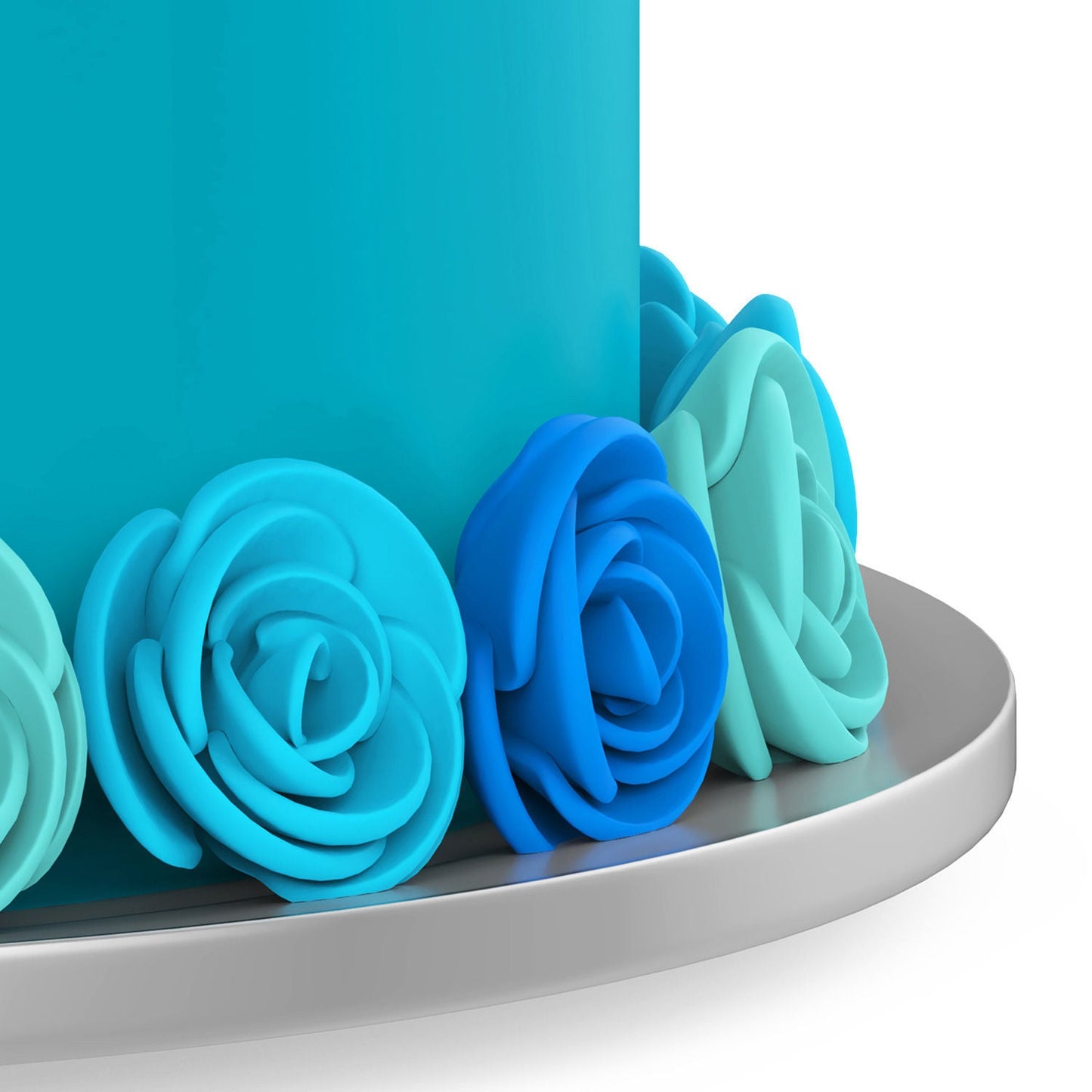 Blue Truffle Fondant Cake