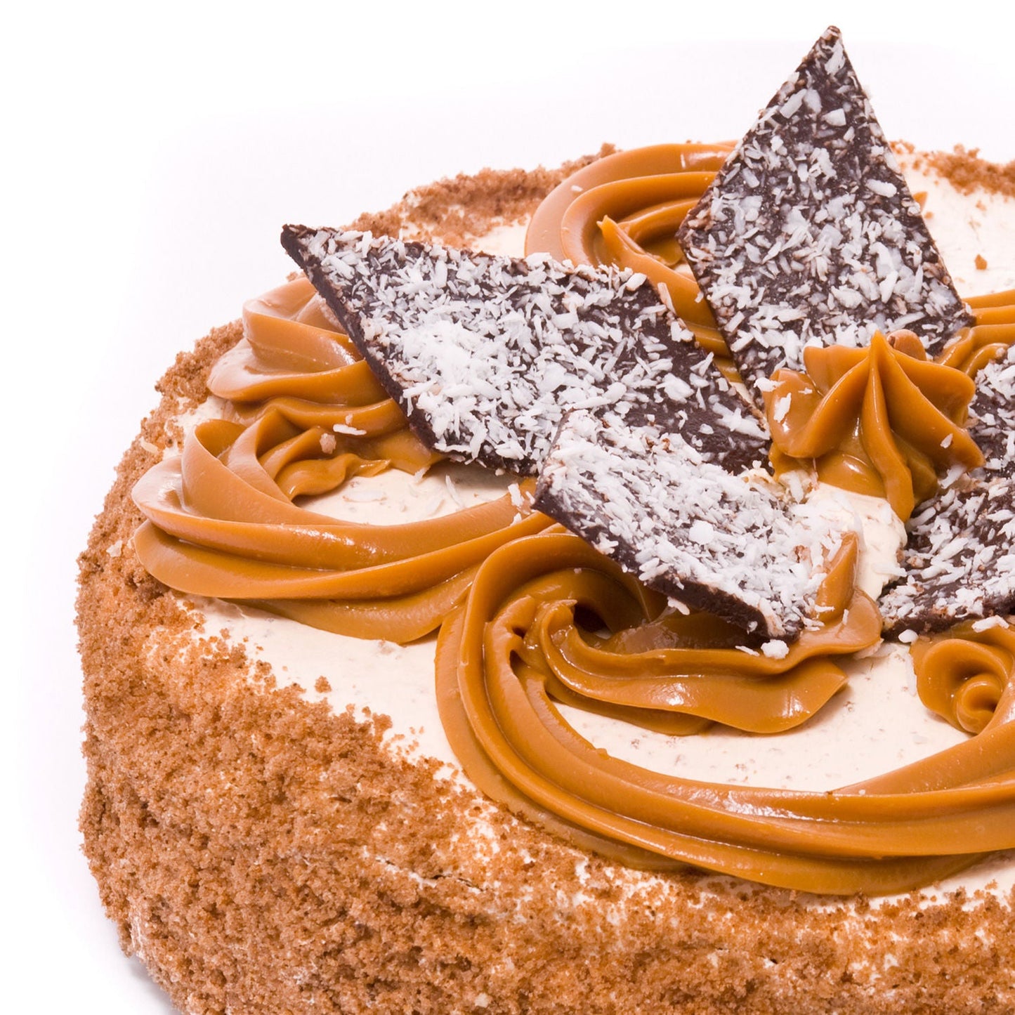 Caramel Drop Cream Cake