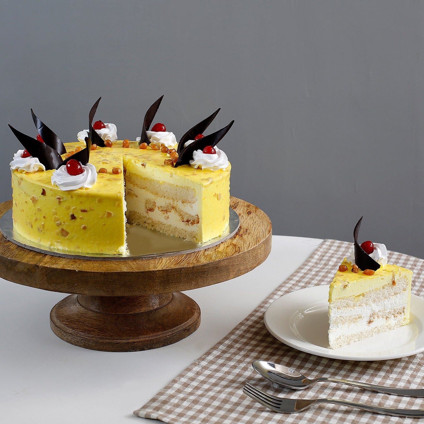Choco Lavash Cherry Cake