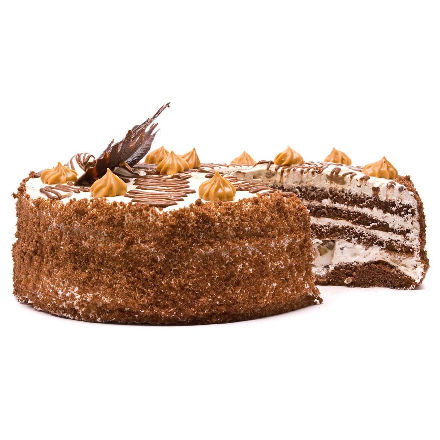 Delicious Caramel Cream Cake