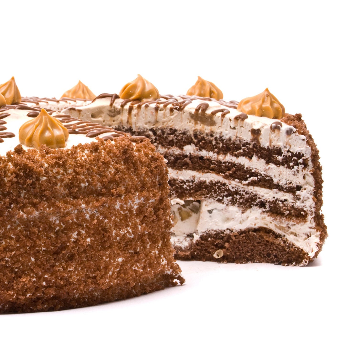 Delicious Caramel Cream Cake