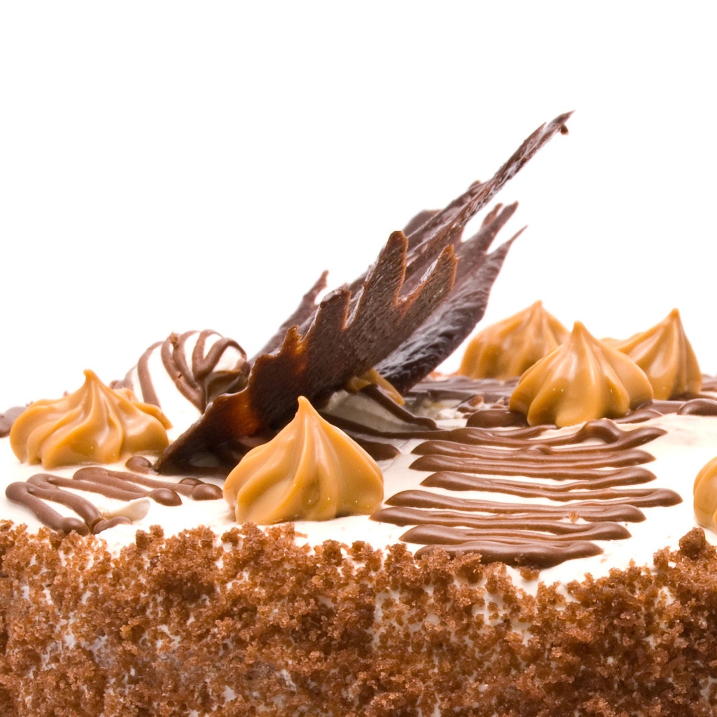 Delicious Caramel Cream Cake
