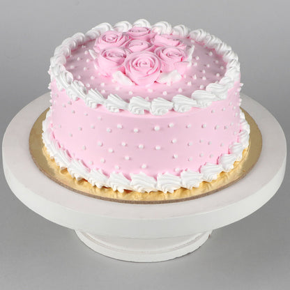 Beauty In Pink Chocolate Cake