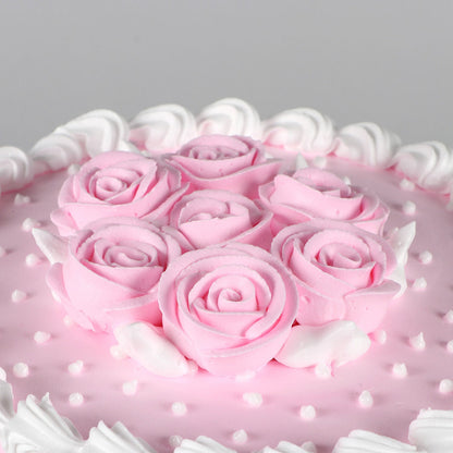 Beauty In Pink Chocolate Cake
