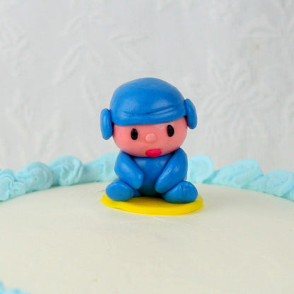 Blue Toy Vanilla Cake