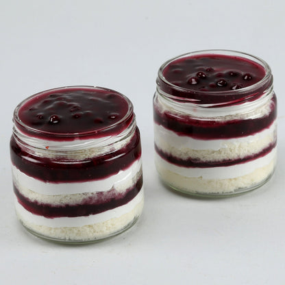 Blueberry Cream Cake Jar