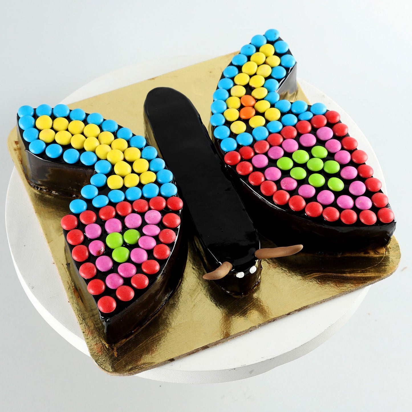 Butterfly Gems Truffle Cake