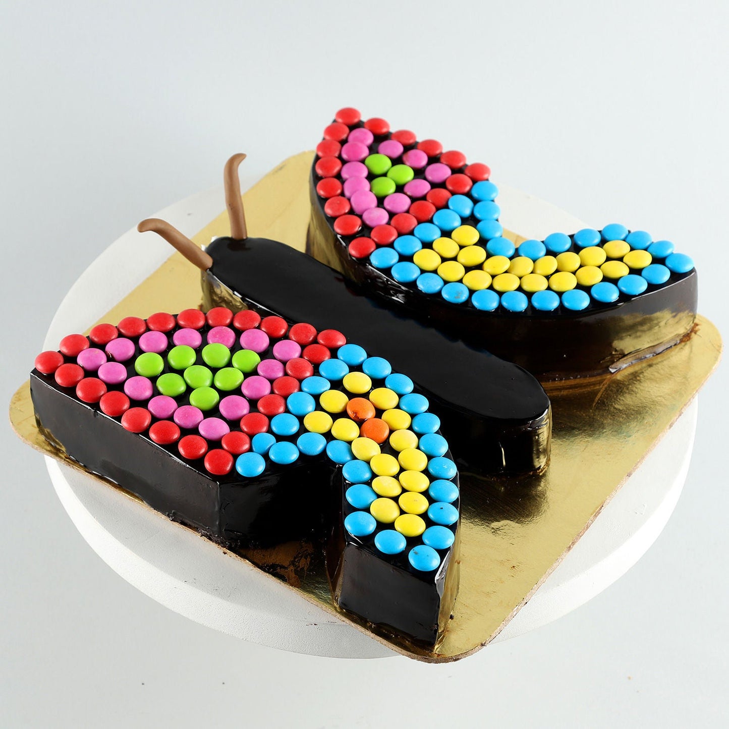 Butterfly Gems Truffle Cake