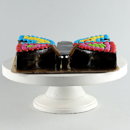 Butterfly Gems Truffle Cake