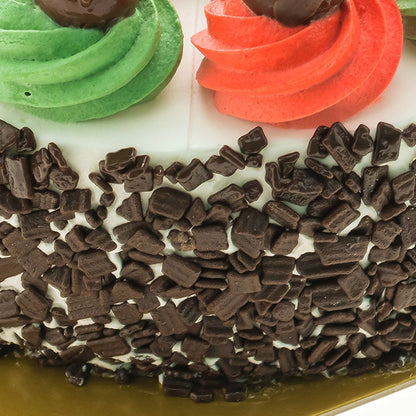 Cherry Toppings Black Forest Cake