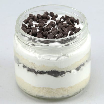 Choco Vanilla Cream Cake Jar