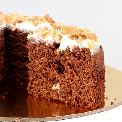 Choco Walnut Cheesecake Cake