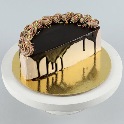 Chocolate Sprinkles Half Cake