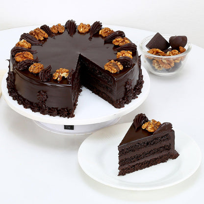 Chocolate Walnut Cake
