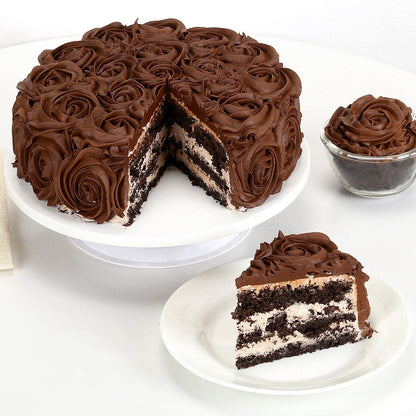 Chocolaty Rose Cake