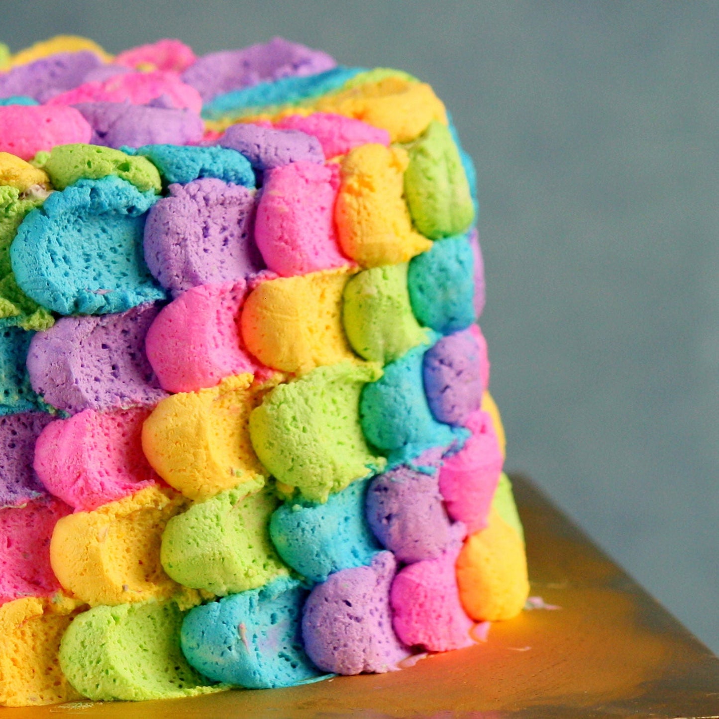 Colourful Cream Chocolate Cake