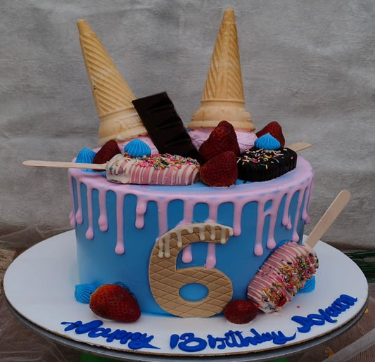 Birthday Cake with Cakesicles