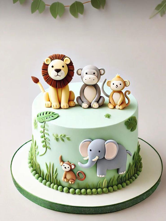 Animal Theme Cake