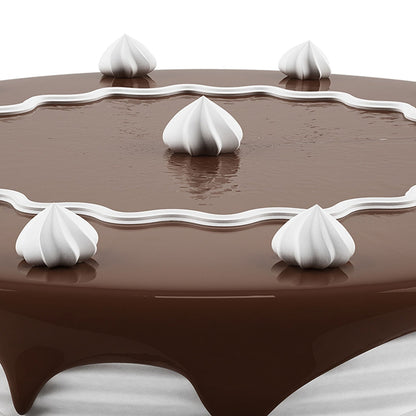 White Cream Choco Cake
